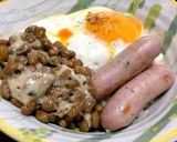 納豆ウインナーごはん♬時短丼♥簡単朝食作り方30写真