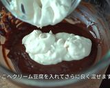 簡単！米粉と豆腐のチョコレートパンケーキ作り方16写真