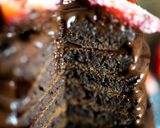 簡単！米粉と豆腐のチョコレートパンケーキ作り方32写真