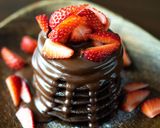 簡単！米粉と豆腐のチョコレートパンケーキ作り方31写真