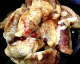 市販餃子アレンジ タコス風味チーズソース作り方8写真