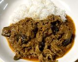 ルー不使用・豚コマとなすのスパイスカレー作り方16写真