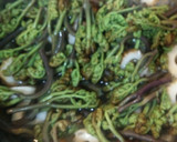 リメイクわらびの煮びたしを酢の物に作り方1写真