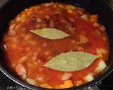 煮豆&野菜ごろごろトマトスープ作り方9写真