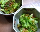 レンジで時短簡単！ブロッコリーの梅おかか作り方5写真