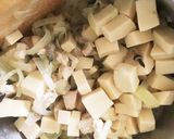 お弁当に！高野豆腐と鶏肉の豆乳餅グラタン作り方7写真