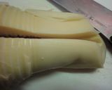 姫皮のメンマ風きんぴら作り方1写真