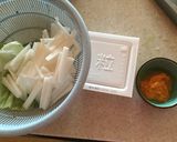 納豆と大根のニンジンドレッシングサラダ作り方1写真