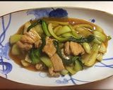 豚バラと青梗菜のオイスター炒め作り方14写真