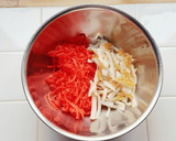 簡単絶品！紅生姜とちくわのかき揚げ作り方2写真