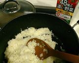 野菜ジュースで　簡単ツナチーズリゾット作り方3写真