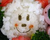 キャラ弁♪ミニーの雪だるま♪作り方7写真
