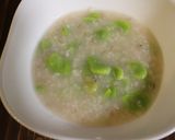 そら豆の中華がゆ作り方1写真
