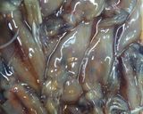 めんつゆでほたるいかと筍の和風パスタ作り方3写真