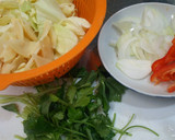 めんつゆでほたるいかと筍の和風パスタ作り方5写真