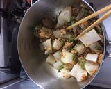 大根と大豆のそぼろのピリ辛煮作り方3写真