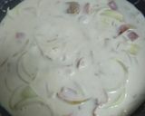 ベーコンブロッコリー玉葱のクリームパスタ作り方6写真