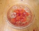 ビタミンカラーわらび餅の和風パフェ♪作り方7写真