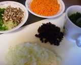 たっぷり野菜と挽肉 キーマカレー作り方1写真