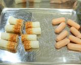 チーズウインナー入り。ちくわの磯辺揚げ！作り方1写真