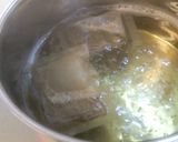 さわやか大葉味噌汁。作り方1写真