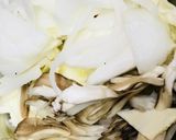 ソーセージの野菜炒め☆マヨネーズデコ作り方1写真