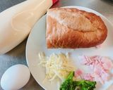 朝食に！フランスパンの簡単トースト作り方1写真