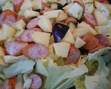 林檎の甘味とたれがよく合う五目野菜炒め作り方4写真