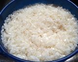 おなかに優しい◎青梗菜が入った豆乳のお粥作り方1写真