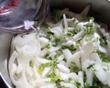 おなかに優しい◎青梗菜が入った豆乳のお粥作り方4写真