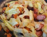 林檎の甘味とたれがよく合う五目野菜炒め作り方6写真