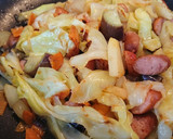 林檎の甘味とたれがよく合う五目野菜炒め作り方6写真
