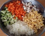 混ぜて焼くだけ！MIX野菜のクリーム焼き作り方2写真