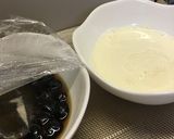 食べる黒豆ほうじ茶簡単フワフワパンケーキ作り方1写真
