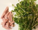 和えるだけ♡魚肉ソと豆苗のたらこマヨ和え作り方1写真
