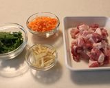 大葉入りジューシー(炊き込みご飯)作り方1写真