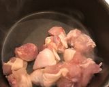 鶏もも肉と蓮根、タケノコの、甘辛炒め煮！作り方1写真