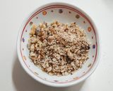 春キャベツのごまクルミ肉味噌和え作り方2写真