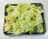 春キャベツのごまクルミ肉味噌和え作り方1写真