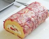 宝石ストロベリーのロールケーキ作り方31写真
