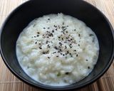 おなかに優しい◎青梗菜が入った豆乳のお粥作り方11写真