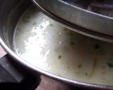 おなかに優しい◎青梗菜が入った豆乳のお粥作り方9写真