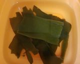 だし昆布と干し椎茸の炊合せ作り方1写真