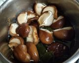 だし昆布と干し椎茸の炊合せ作り方2写真