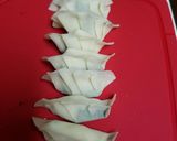 大葉マッシュチーズ餃子トースター作り方2写真