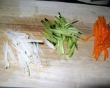夏バテしらず～ネバネバふるるビビン冷麺♪作り方1写真