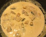 余った煮物で☆かぼちゃのクリームパスタ作り方4写真