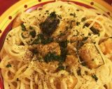 余った煮物で☆かぼちゃのクリームパスタ作り方6写真