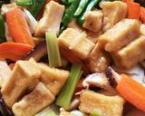 揚げ高野豆腐の煮付け作り方2写真
