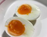 ゆで卵☆水から茹でる半熟卵！作り方13写真